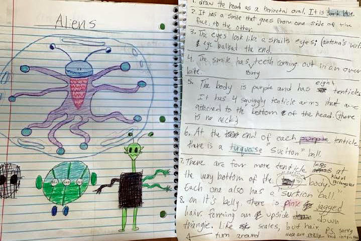 alien writing example 1