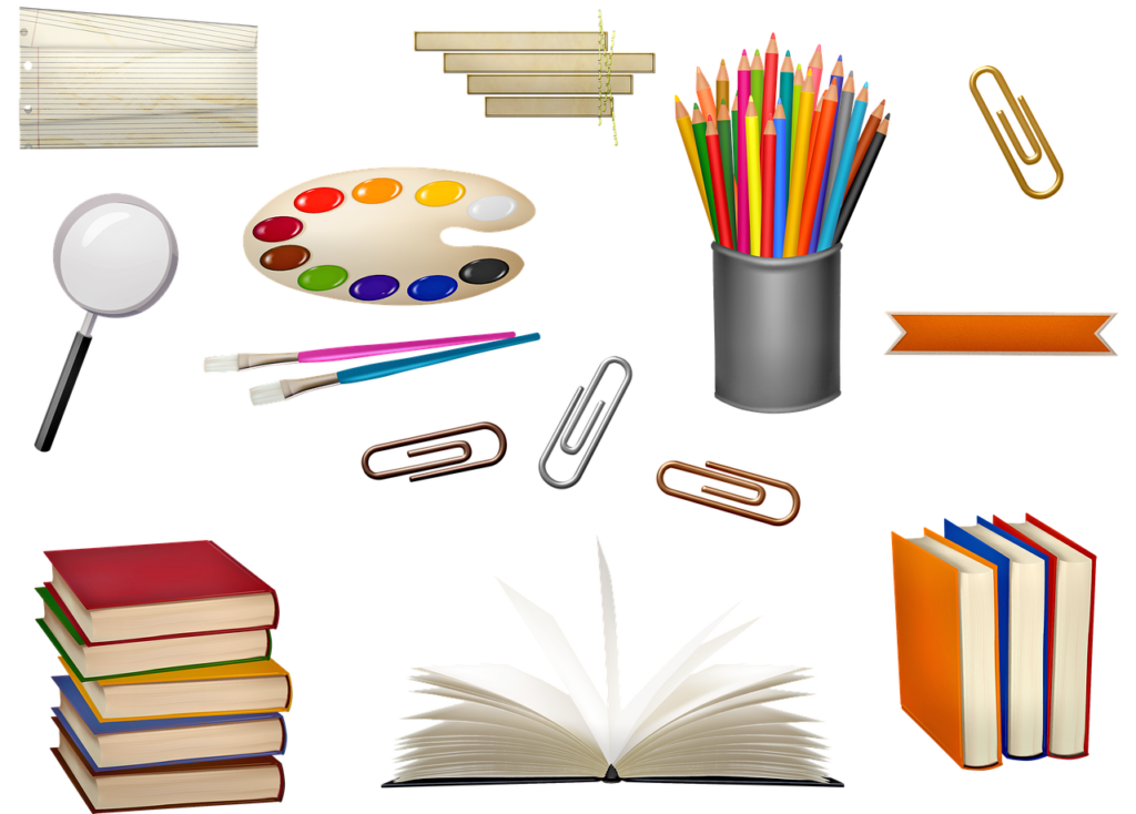 school supplies, book, paper tags-4682750.jpg