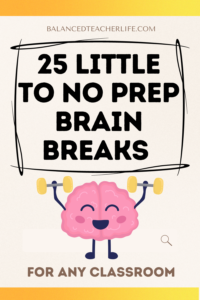 no prep brain breaks