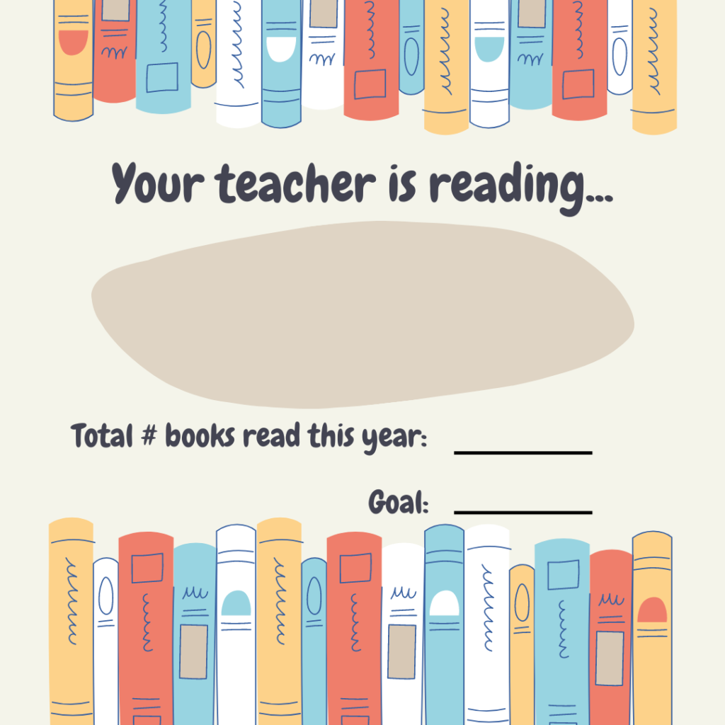 teacher reading goals