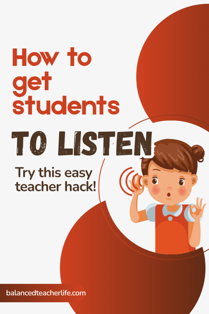 how to get students to listen